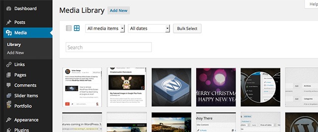 WordPress 4.0 Media Library Grid & Seamless Media Embeds