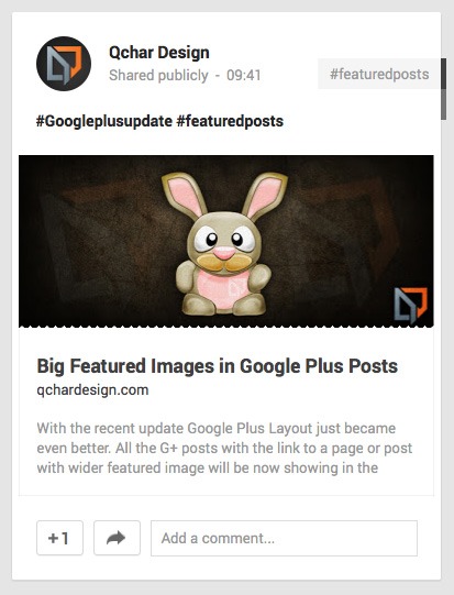 Google Plus Updated Posts